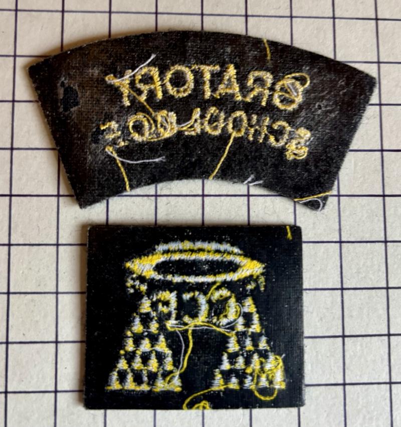 Oratory School Oxfordshire Combined Cadet Force (CCF) Cloth Shoulder Title & Arm Badge Patch