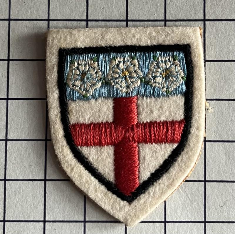 North Riding District Yorkshire Army Cadet Force (A.C.F.) Battle Dress Formation Sign Badge Cloth Patch