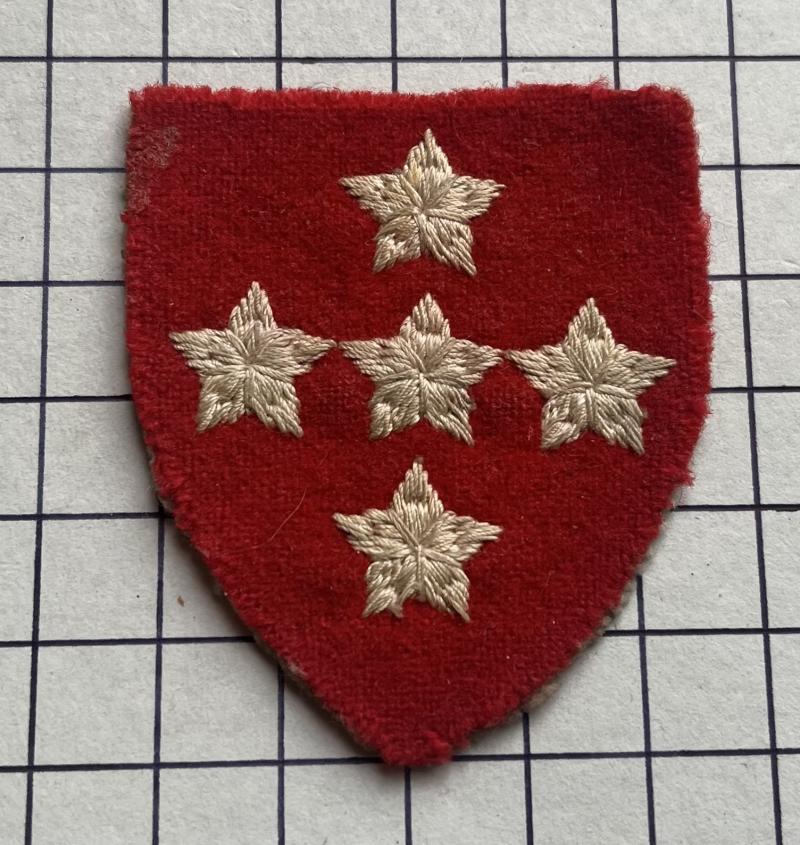cWW2 Southern Command Infantry Cloth Formation Sign Badge