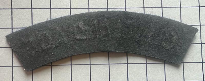 Pre 1996 Cleveland Army Cadet Force (ACF) Cloth Shoulder Title Badge Patch