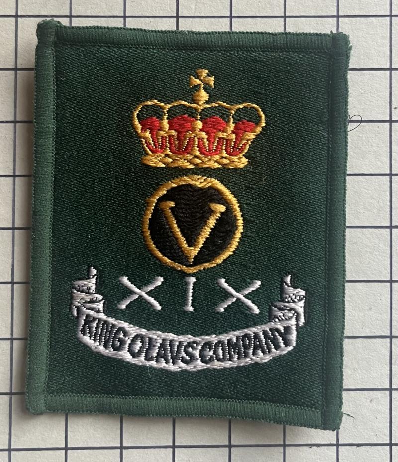 c1991 King Olav's Company, Green Howards (Alexandra Princess of Wales's Own Yorkshire Regiment) Arm Patch