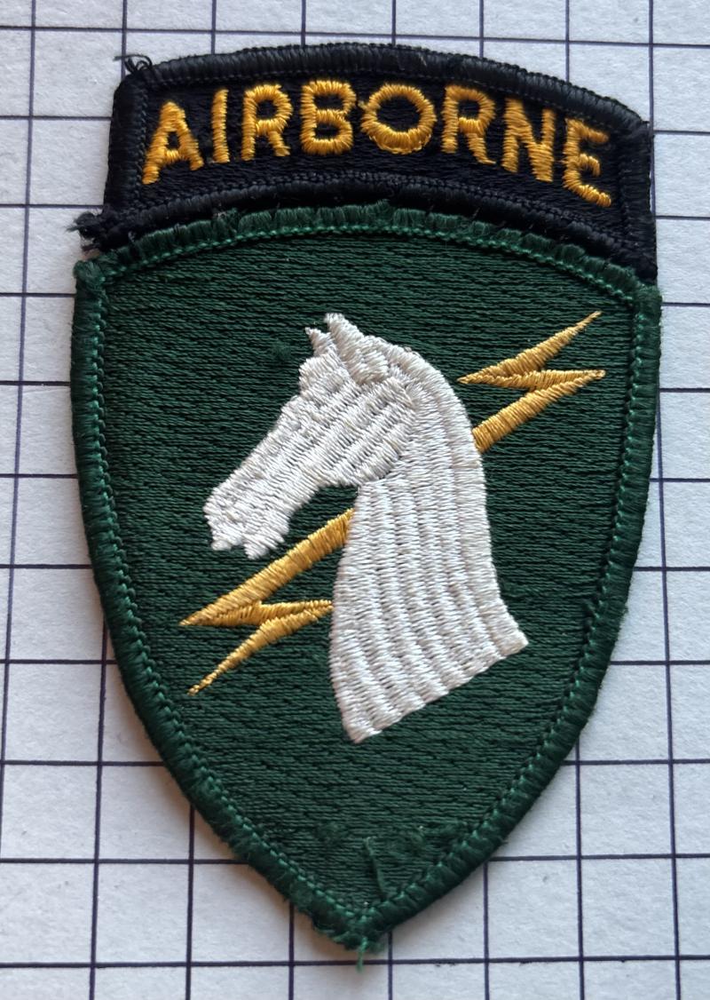 c1980s 1st Special Operations Command (1st SOCOM) Airborne Uniform Patch