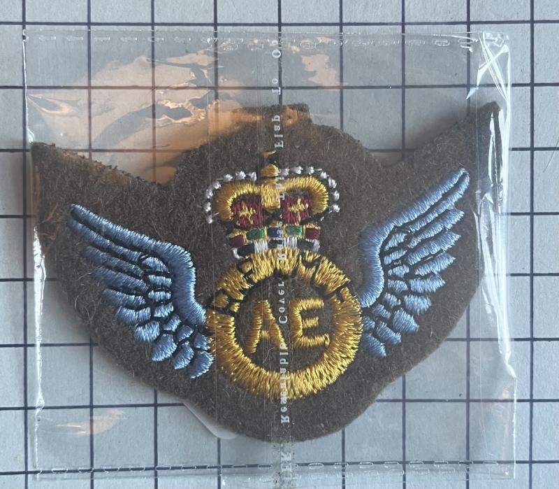 2016 Dated Aircraft Engineer (AE) Wings Royal Electrical Mechanical Engineers (REME) Sealed Packet Badge