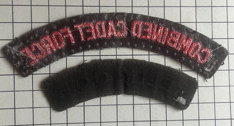 Pre 2014 Kelly College Devonshire Combined Cadet Force (CCF) Cloth Shoulder Title Badge