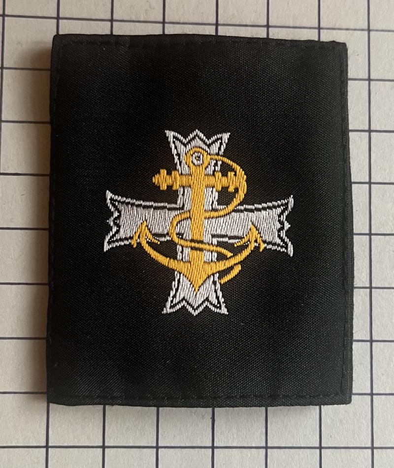 Chaplain Royal Navy (RN) Naval Rank Slide Badge Patch