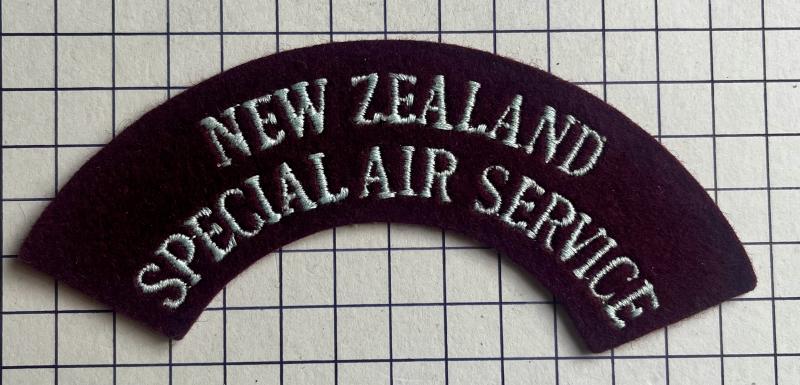 c1990s 1st New Zealand Special Air Service (NZSAS) Regt Cloth Shoulder Title Badge