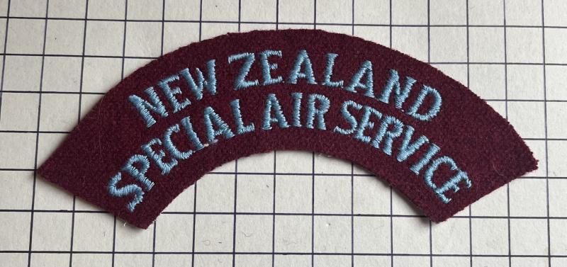 c1960s 1st New Zealand Special Air Service (NZSAS) Regt Cloth Shoulder Title Badge