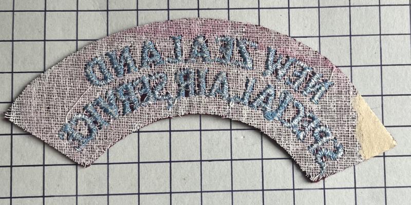 c1960s 1st New Zealand Special Air Service (NZSAS) Regt Cloth Shoulder Title Badge