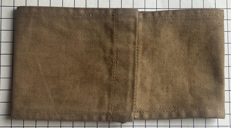 cWW2 British Women’s Transport Service (WTS) First Aid Nursing Yeomanry (FANY) Printed Wartime Armband