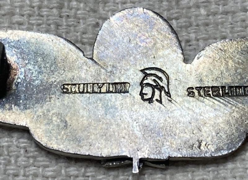 c1964-68 Silver Canada Canadian Army Pilot Parachutist Dual Qualification Wing Badge