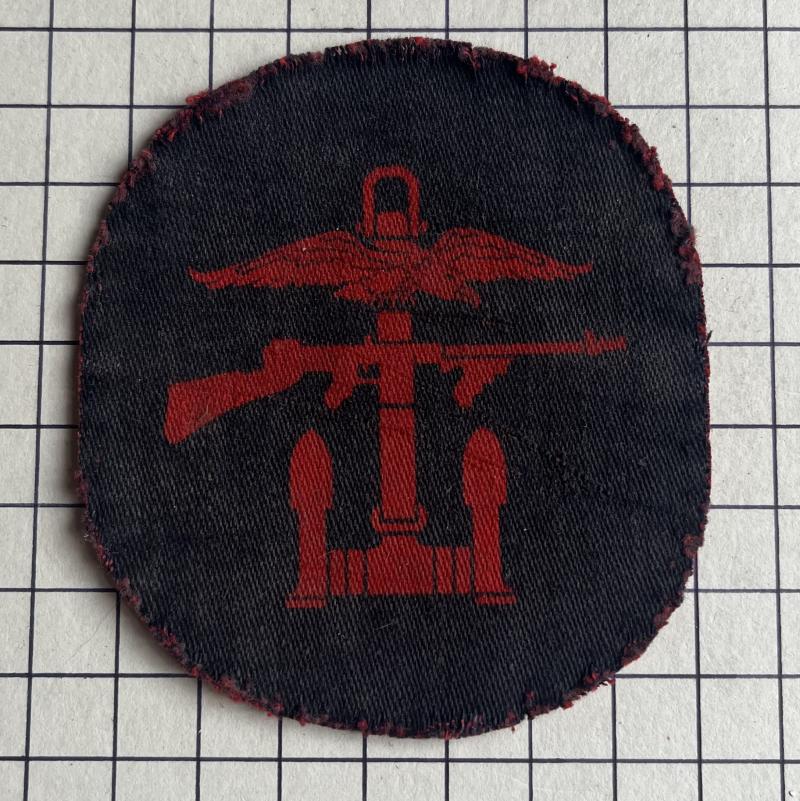 cWW2 Commando Special Forces Printed 'Rounded' Version of the Combined Operations Printed Formation Designation Sign Flash Patch