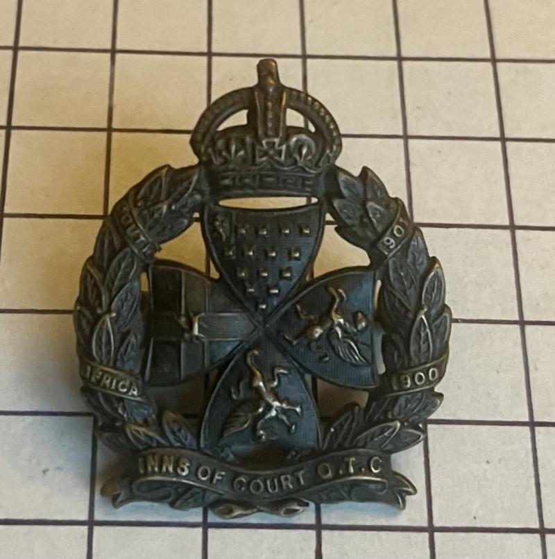 Inns of Court Officer Training Corps (OTC) Cap Badge