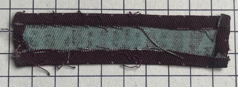 cWW2 Airborne Forces Printed Cloth 'Strip' Shoulder Title Arm Badge