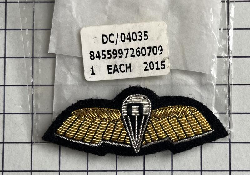 2015 Special Forces Communicator (SFC) Qualification Parachute Wings !8 UKSF Signal Regiment No1 Dress