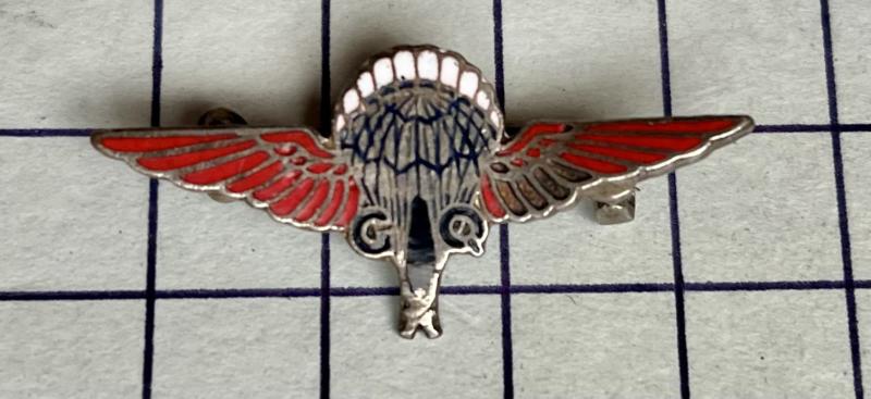 cWW2 GQ Parachutist Gregory & Quilter (GQ) Company Qualification Badge