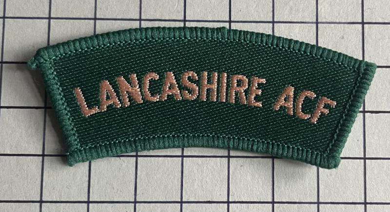 Lancashire Army Cadet Force (ACF) Badge Shoulder Title Badge Patch