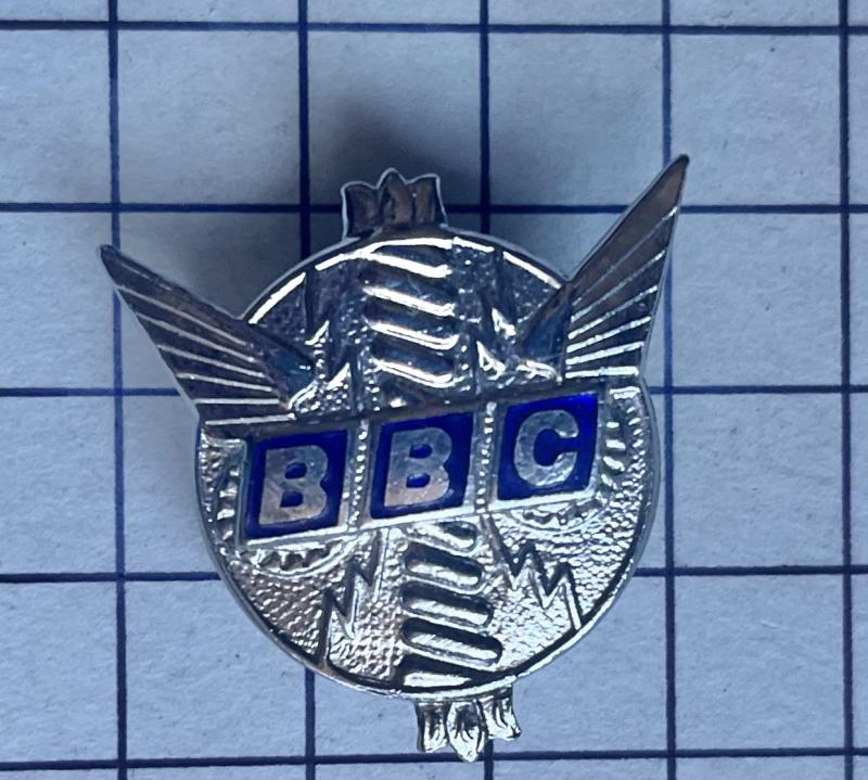 Vintage British Broadcasting Corporation (BBC) Mufti Lapel Badge