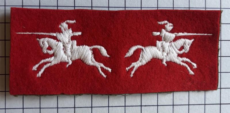 cWW2 VIII Corps Pair of Un-Cut Formation Sign Patches