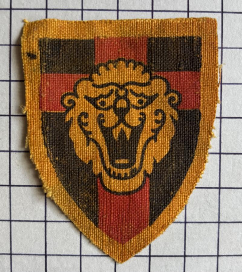 cWW2 'Piron' 1st Belgium Indépendant Brigade Belgique Formation Sign Cloth Printed Badge Patch