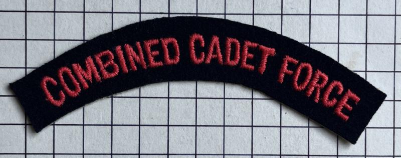 Combined Cadet Force (CCF) Cloth Shoulder Title Badge