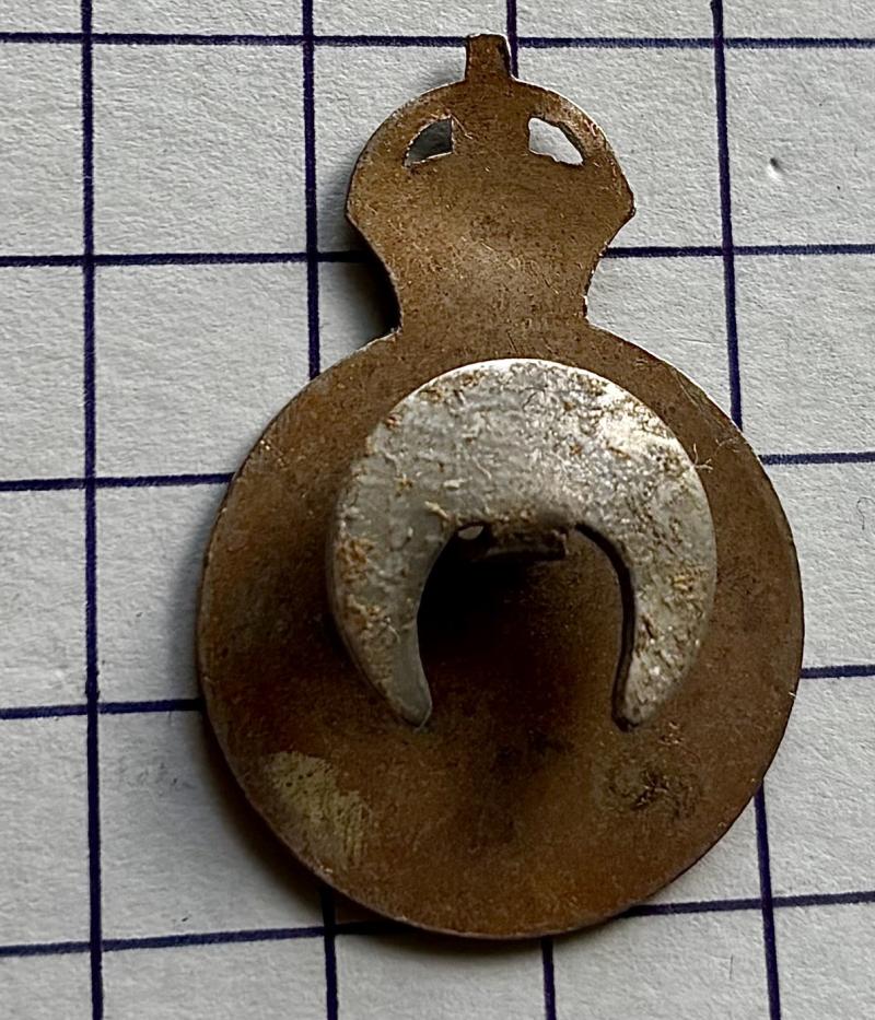 c1941-52 WW2 Royal Observer Corps (ROC) Lapel & Qualification Cap Badge