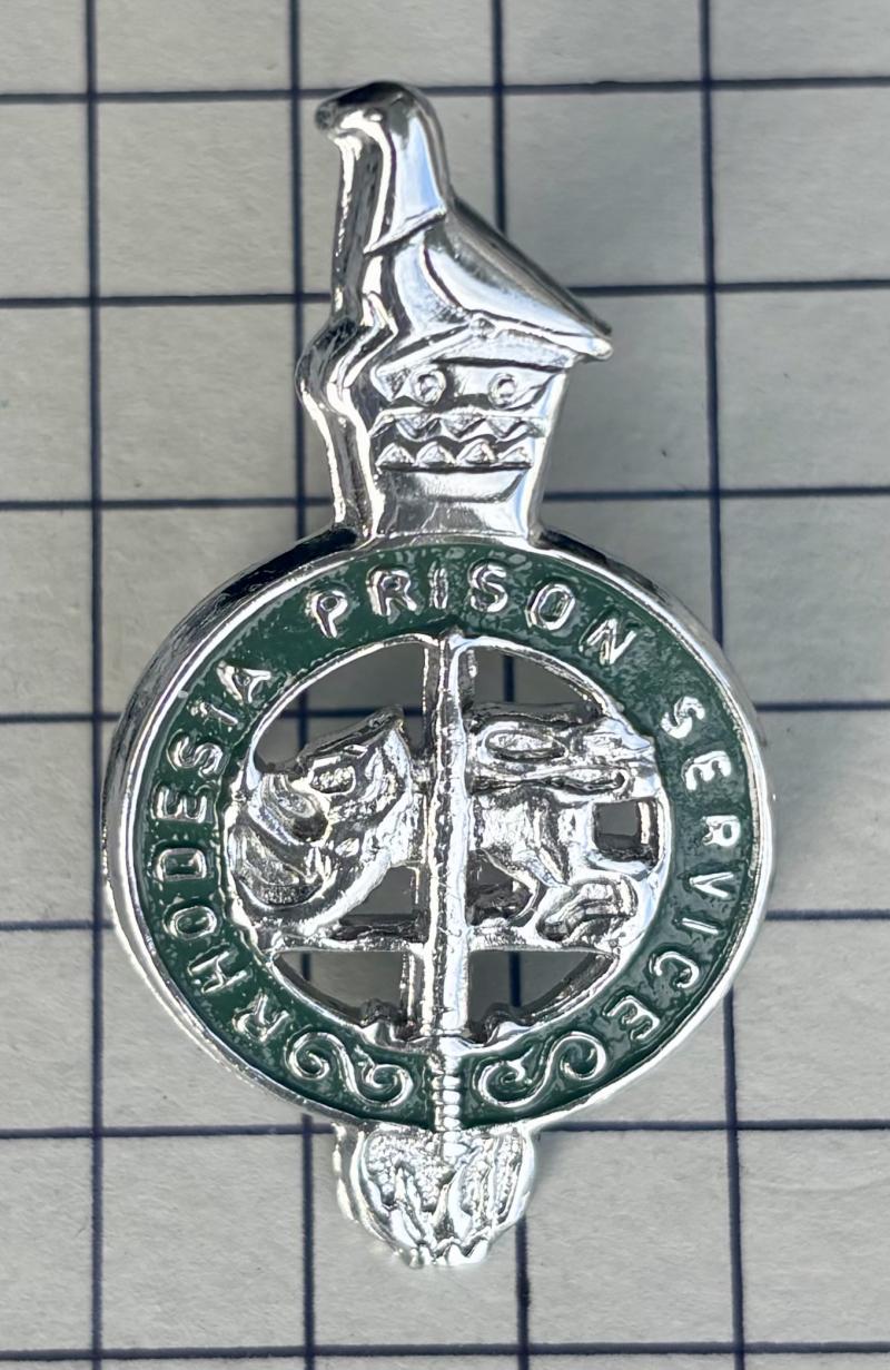 c1965-80 Rhodesia Rhodesian Prison Service Cap Badge