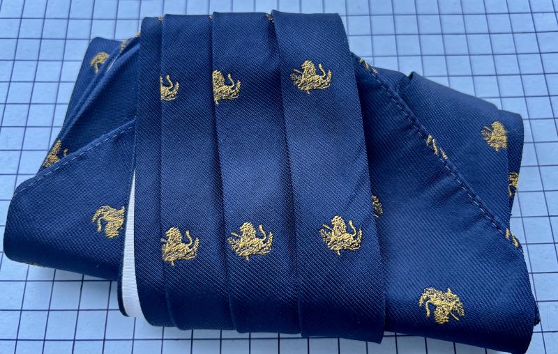 Vintage British South Africa Police (BSAP) Badged Silk Cravat