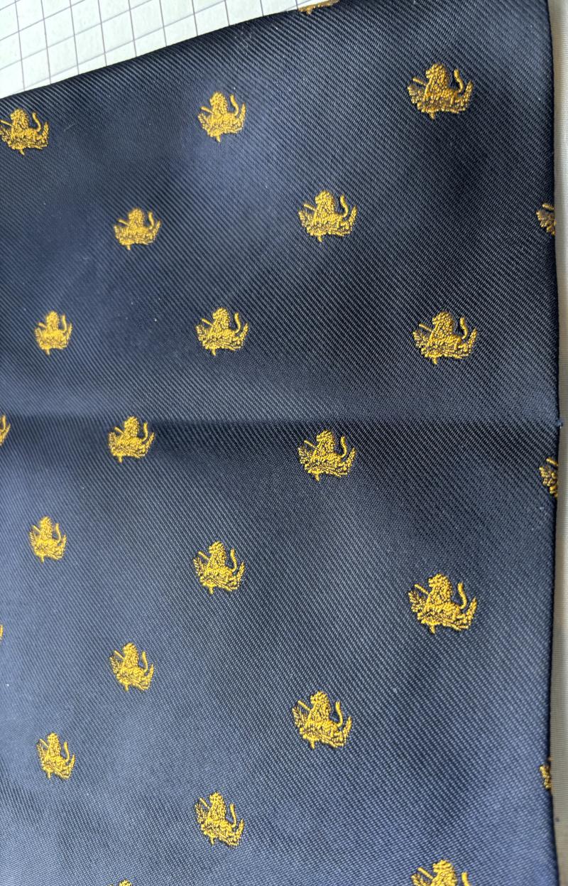 Vintage British South Africa Police (BSAP) Badged Silk Cravat