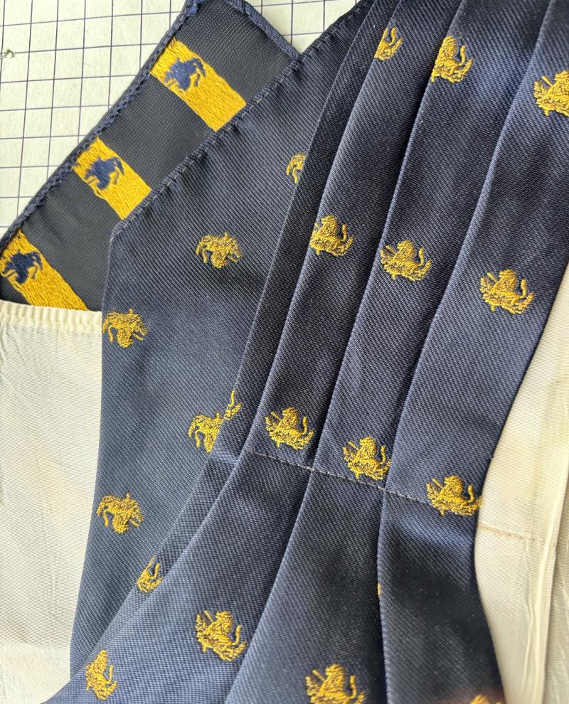 Vintage British South Africa Police (BSAP) Badged Silk Cravat