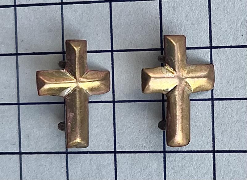 Rhodesia Rhodesian Chaplaincy Prison Service Collar Badges