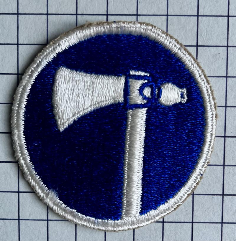 cWW2 1943-49 XIX 19th United States (US) Army Corps Formation Sign Patch Badge