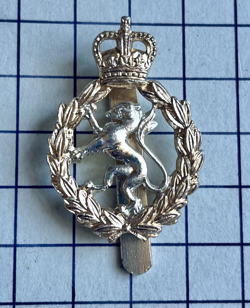 c1952-92 Women's Royal Army Corps (WRAC) Anodised Aluminium Cap Badge Gaunt