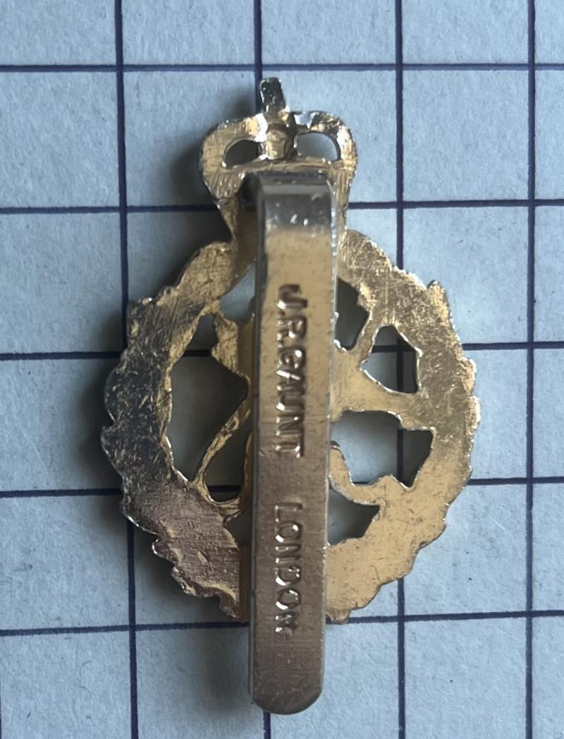 c1952-92 Women's Royal Army Corps (WRAC) Anodised Aluminium Cap Badge Gaunt