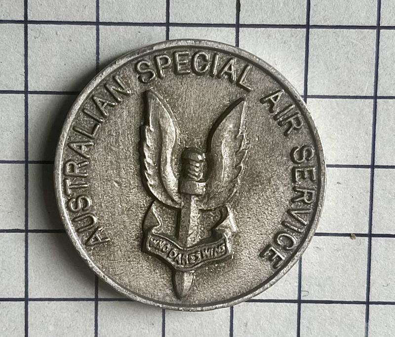 c1987 Counter Terrorism Terrorist 1 Squadron Australian Special Air Service Regiment (SASR) 1st Regimental Challenge Coin