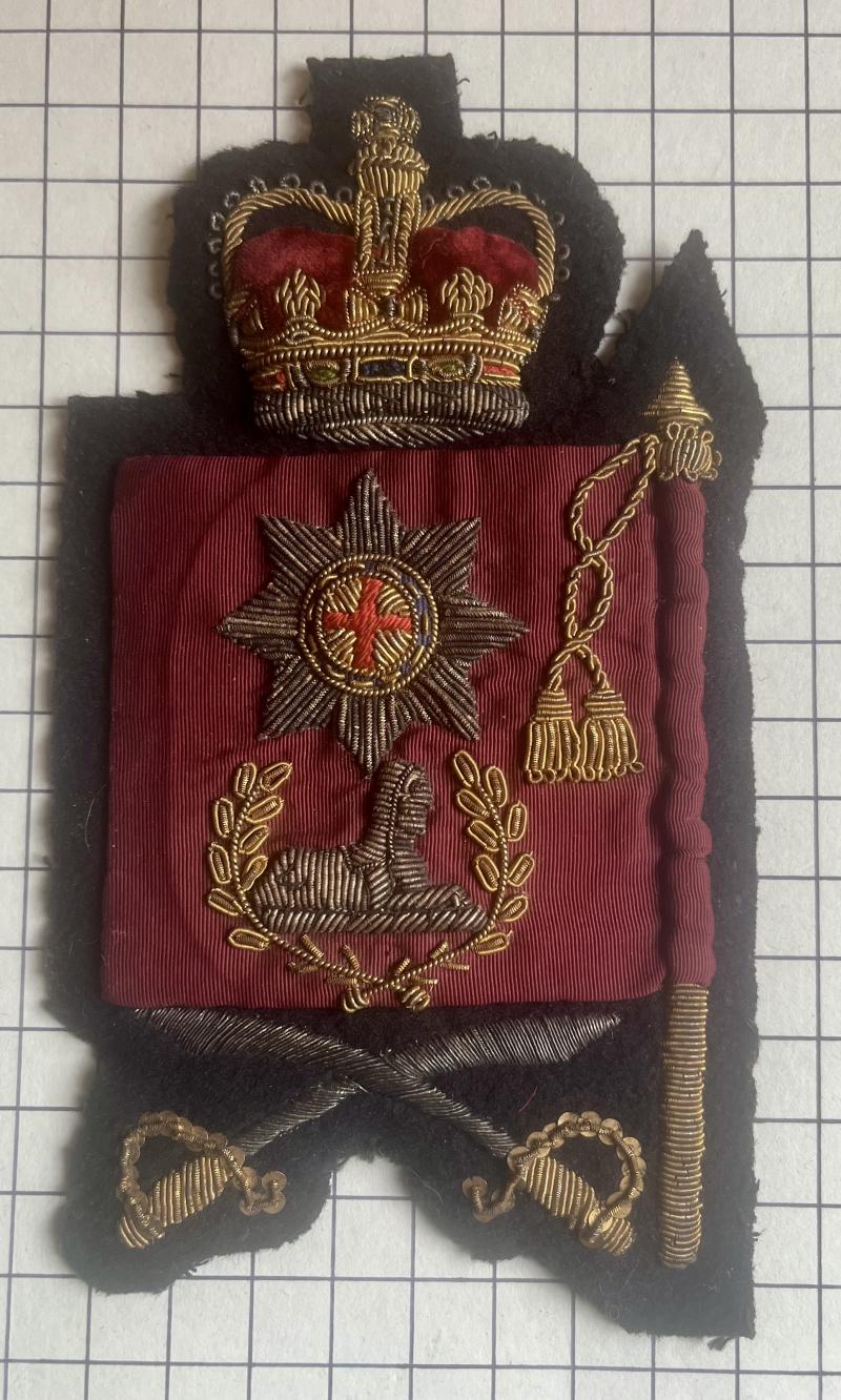 Coldstream Guards Elizabeth II Colour Rank Arm Badge