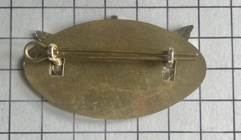 c1960s Royal Corps of Transport (RCT) Anodised Aluminium Air Despatch (AD) Wing Brevet Badge