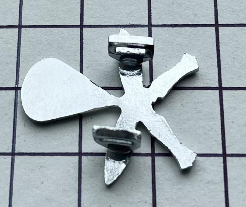 c1963-65 Gurkha Independent Parachute Company Anodised Aluminium Cap Badge