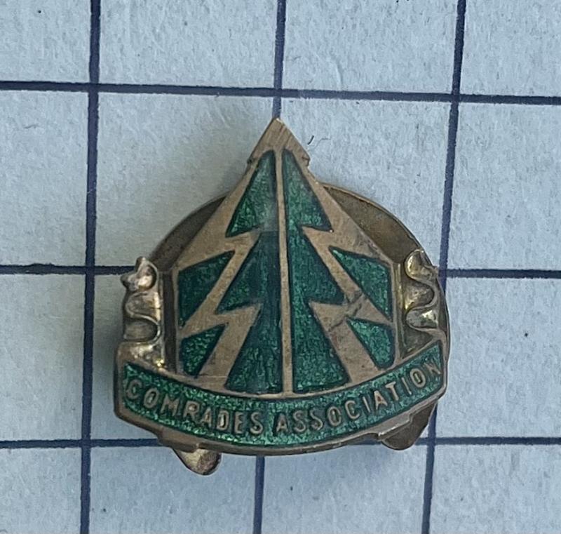 Early Post WW2 Reconnaissance Corps Regiment Old Comrades Sweetheart Lapel Mufti Badge