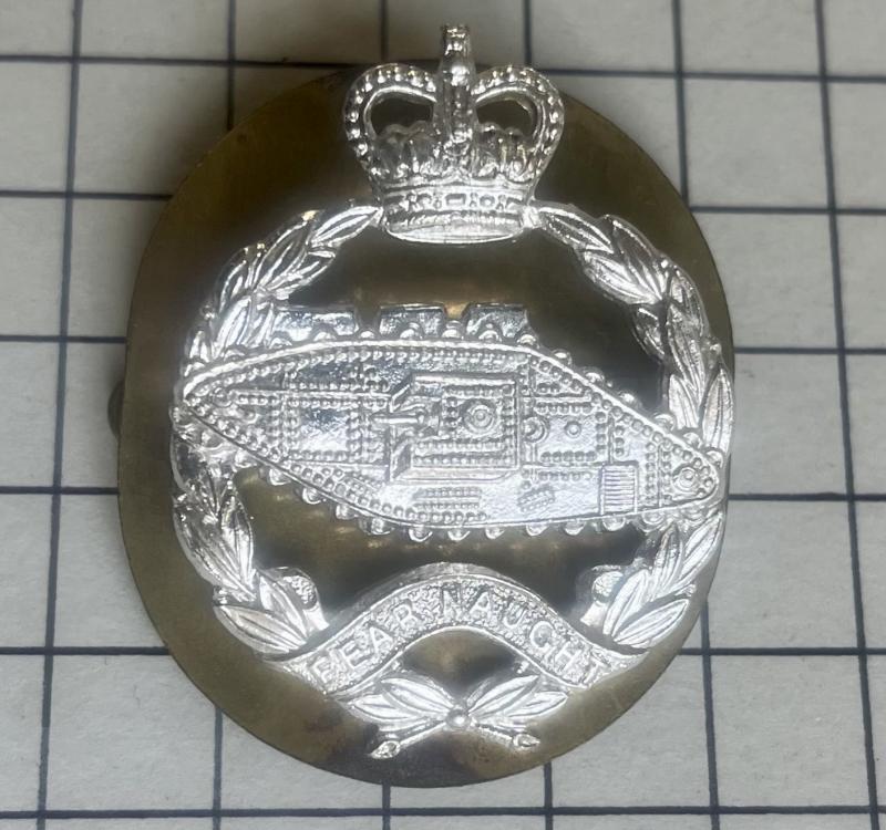 Royal Tank Regiment (RTR) Anodised Aluminium Cap Badge