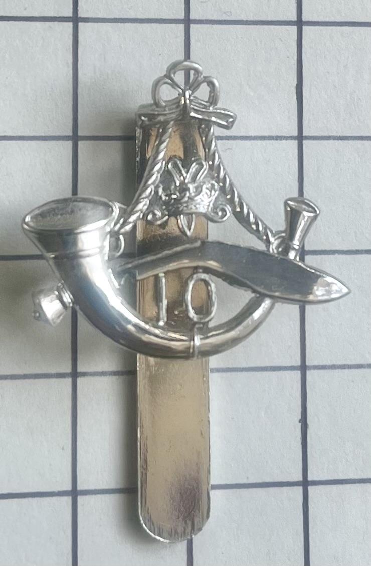 The 10th Princess Mary's Own Gurkha Rifles Chrome Beret Size Cap Badge