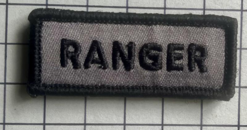 c2022 Ranger Battalion Shoulder Title Cloth Badge Tab