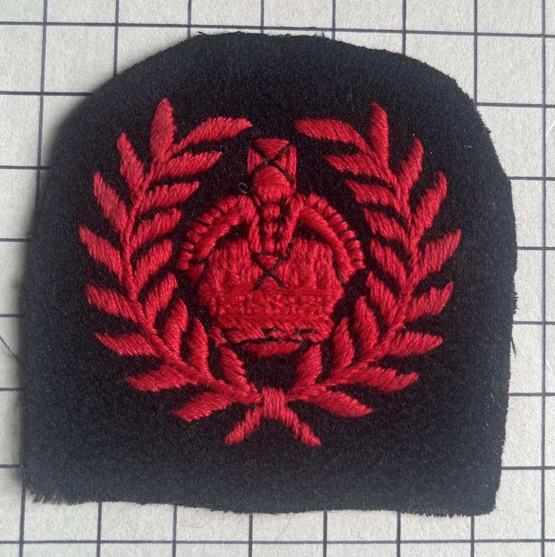 Pre-1952 Royal Navy Naval Master-at-Arms (MAA) Police Regulator Cloth Arm Trade Badge Patch