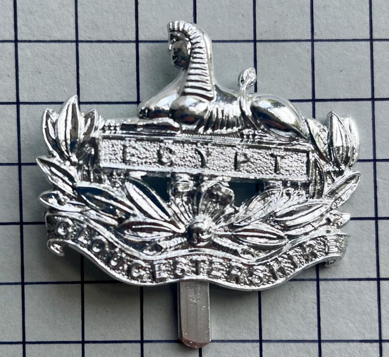 Pre-1994 Gloucestershire Regiment Anodised Aluminium Cap Badge Glosters Regt