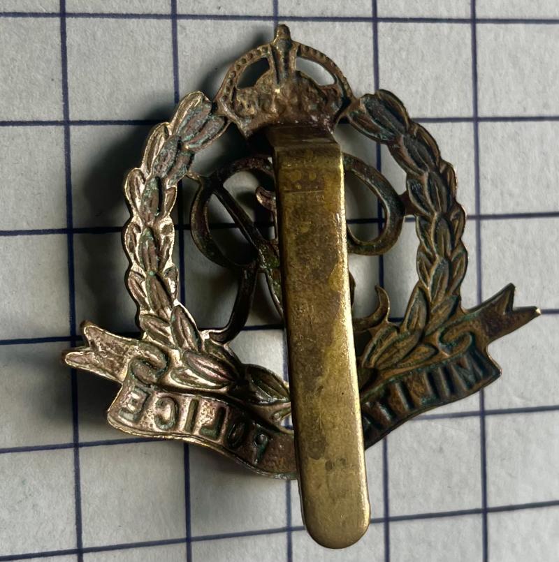 1936-47 Military Police (MP) Cap Badge