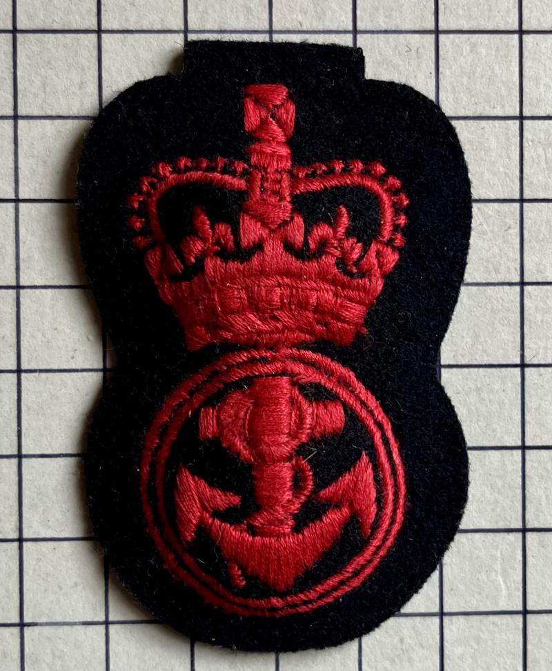Post-1953 Petty Officer (PO) Padded Cap Badge Royal Navy