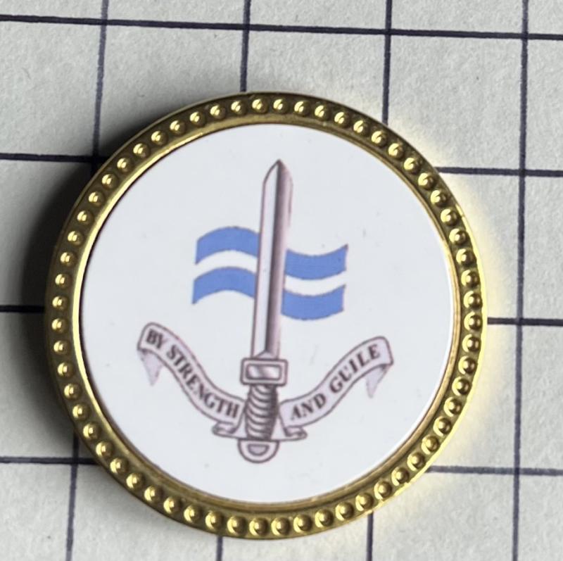 c2014, Official Special Boat Service (SBS) Sweetheart Mufti Black Tie etc Pin Badge
