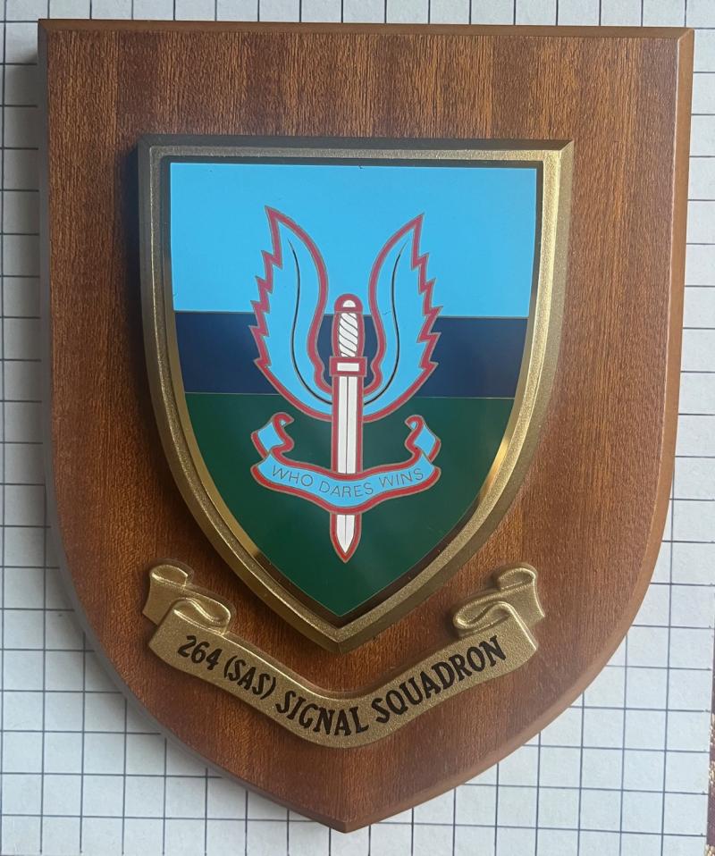 264 Special Air Service (SAS) Signal Squadron Plaque