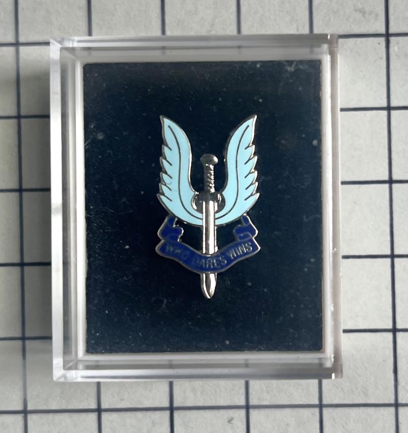 Official 22 Special Air Service (SAS) Sweetheart Mufti Black Tie etc Pin Badge