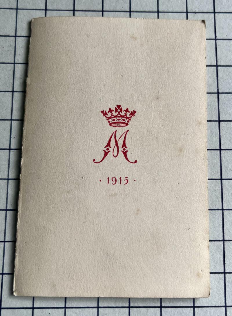 cWW1 Princess Mary Christmas 1915 Gift Fund Card