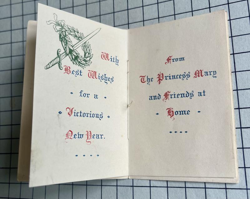 cWW1 Princess Mary Christmas 1915 Gift Fund Card